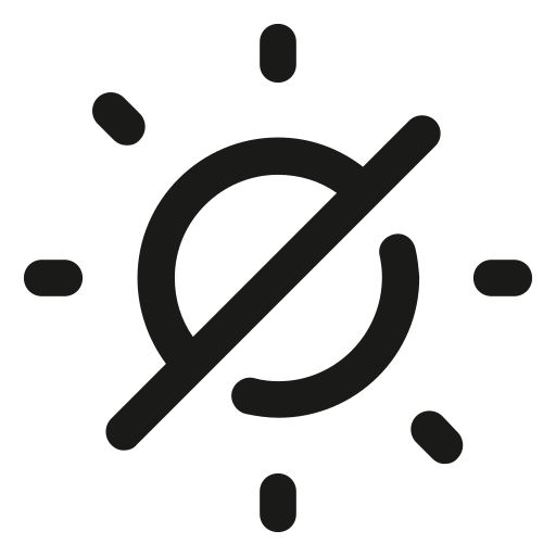 No sun required icon