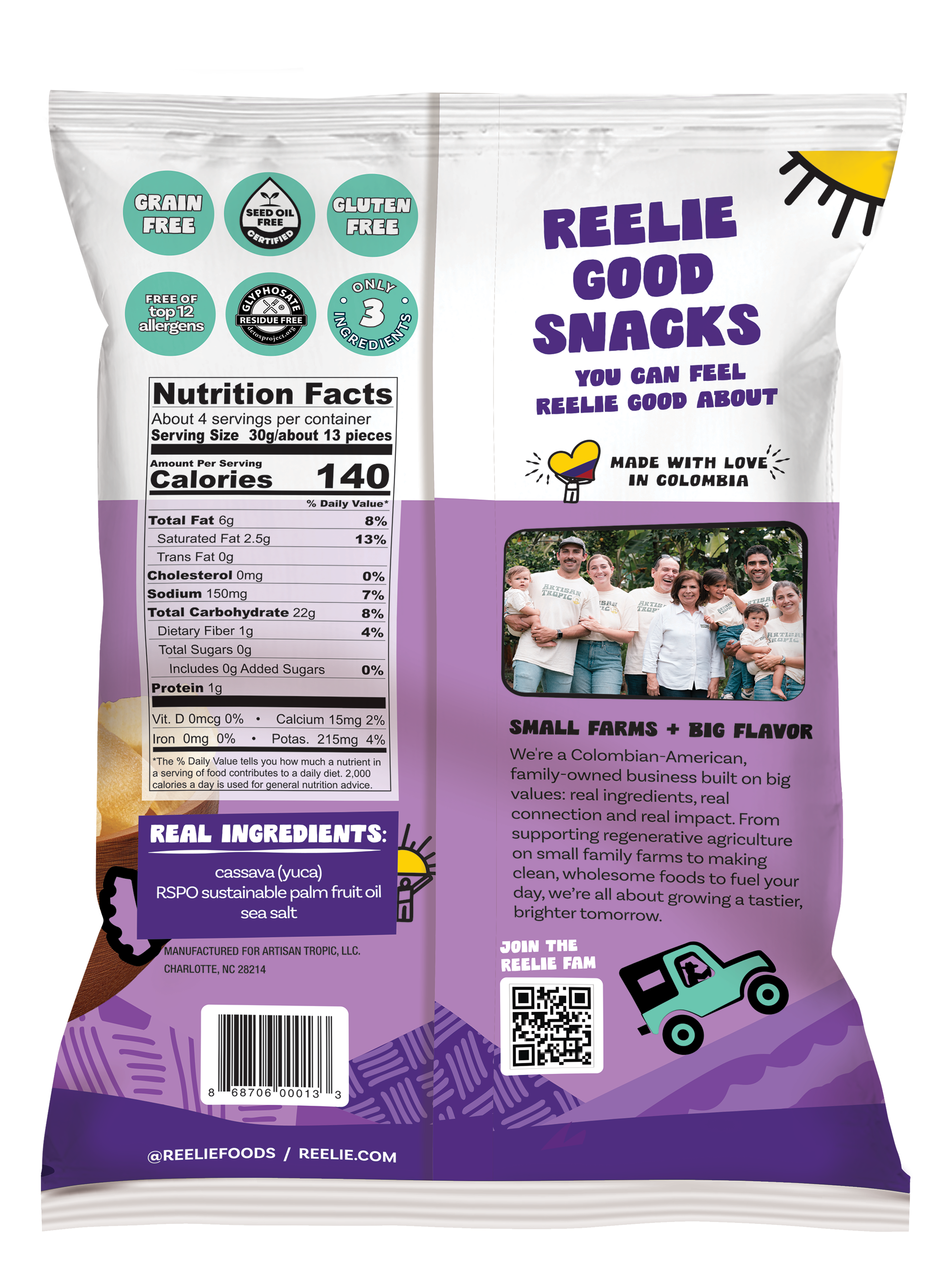 Cassava Chips - Sea Salt